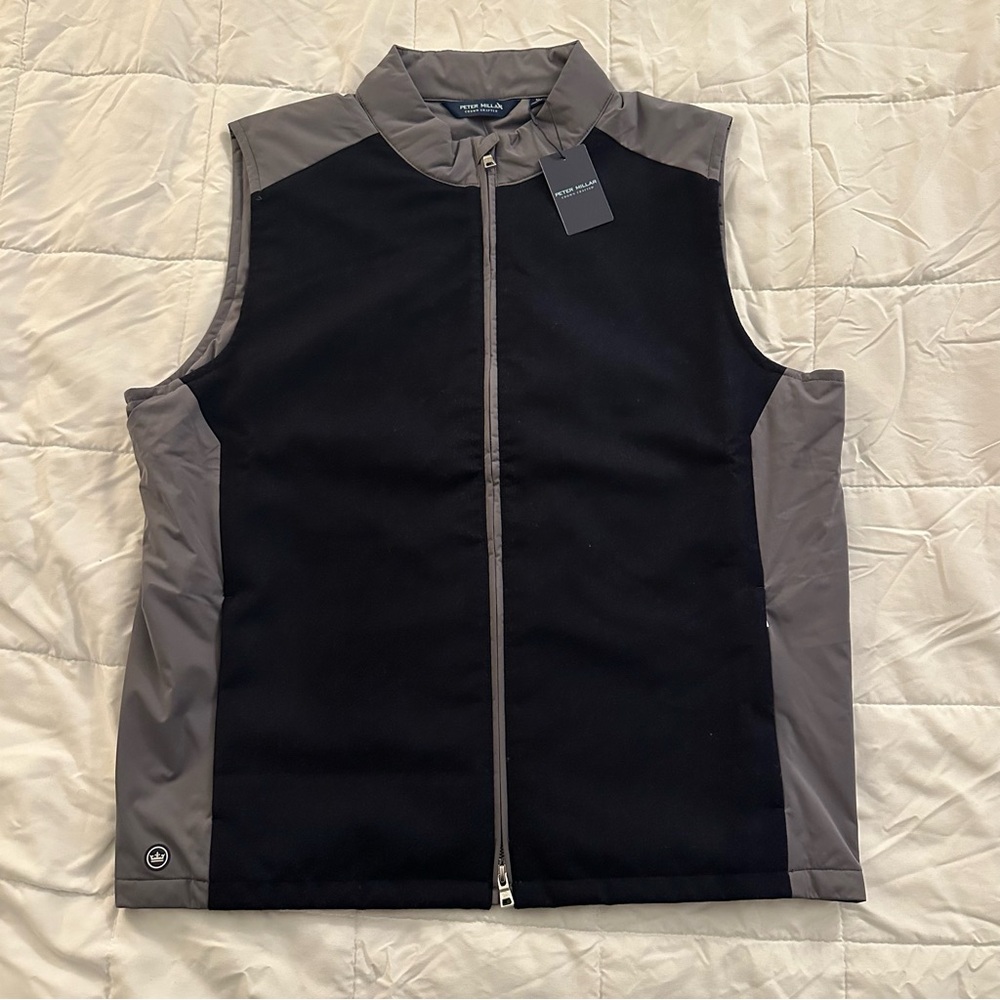 Peter Millar Cambridge Wool Vest | Navy Blue | Men's Size XL | New With Tags
